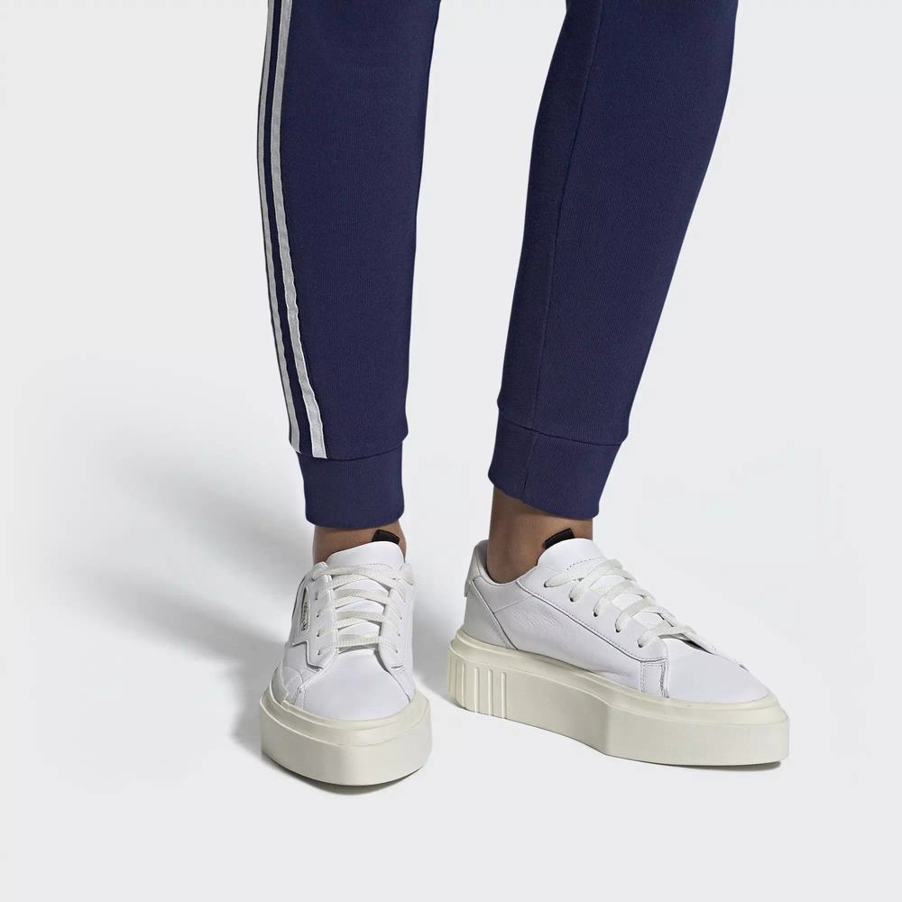 Adidas Hypersleek Tenis Blancos Para Mujer (MX-12055)